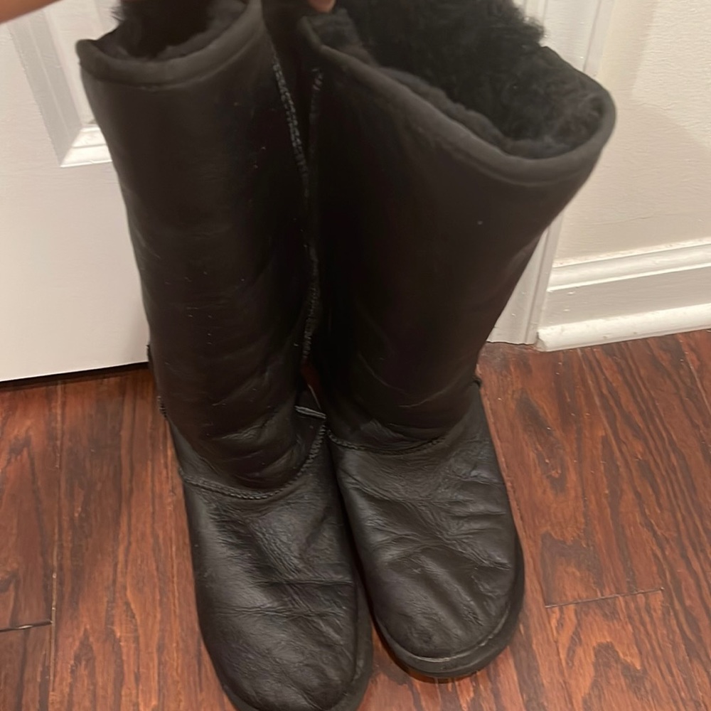 Australia Luxe Collective Spartan Knit Tall black boots in good condition.